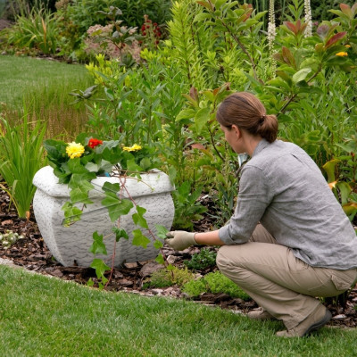 Poterie de fleurs pot de plante décoration vases de jardin figure pots de fleurs naturels
