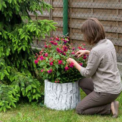 Pot de fleur, pot de plante, décoration nature vases de jardin figure de jardiniers pots de fleurs
