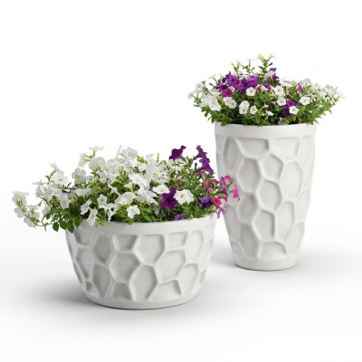 Pot de fleur pot de plante naturel décoration vase figurine de jardin pots de fleurs