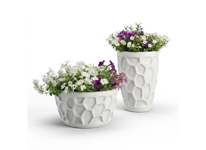 Pot de fleur pot de plante naturel décoration vase figurine de jardin pots de fleurs