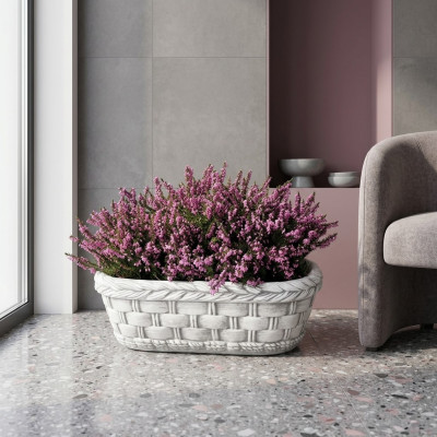Pot de fleurs plantation décoration de pot naturel vases de jardin pots de fleurs figure