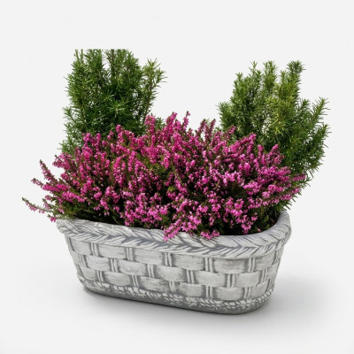 Pot de fleurs plantation décoration de pot naturel vases de jardin pots de fleurs figure