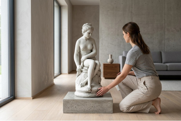 Statue de figure de dame Figures Statues Sculpture Sculptures Jardin