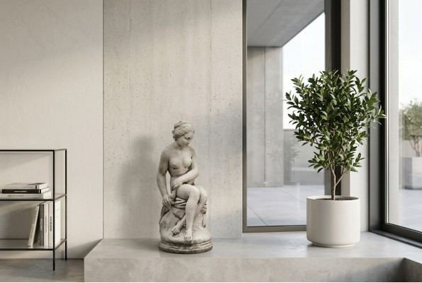 Statue de figure de dame Figures Statues Sculpture Sculptures Jardin