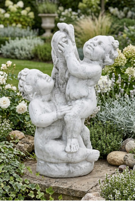 Sculpture de figures enfants anges sculptures designer figures de jardin