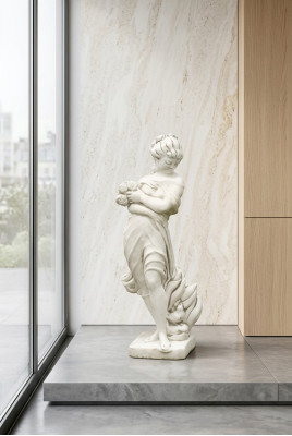 Femme 122cm Sculpture Design Figure Statue Jardin Figurines Statues