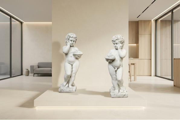 Garçon 72cm Figure Statue Figures Sculpture Statues Garden Decoration