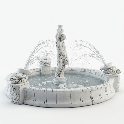 Fontaine Figure Statue Figures Sculpture Statues Sculptures Jardin Antique