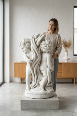 Ange 72cm Sculpture Design Figure Statue Jardin Figurines Statues