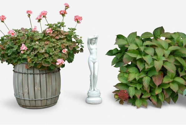 66cm figurine de design de sculpture décorative figure statue statues de jardin