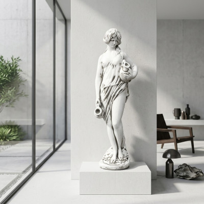 Fontaines Fontaine Figurine Éva Statue Figures Sculptures Statues Sculpture