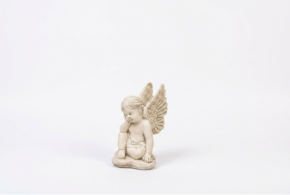 Décoration de tombe, décoration de pierre tombale, figure d'ange décorative, sculpture de dieu saint.