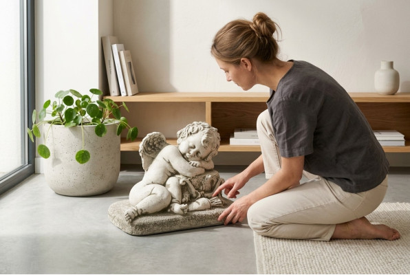 Enfants ange Sculpture Design Figure Statue Figures de jardin Statues