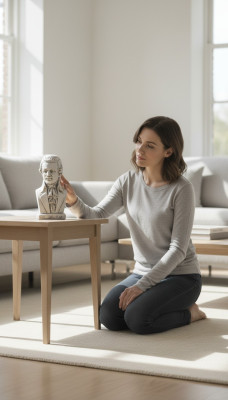 Statue de Lord Bust d'Angleterre, figurine de jardin, statues de figures décoratives.