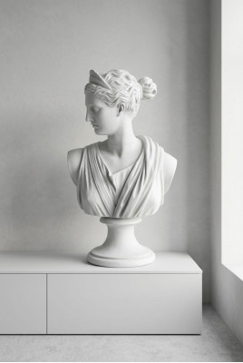 Figure de buste de roman Figures Statue Statues Sculpture Sculptures décoratives