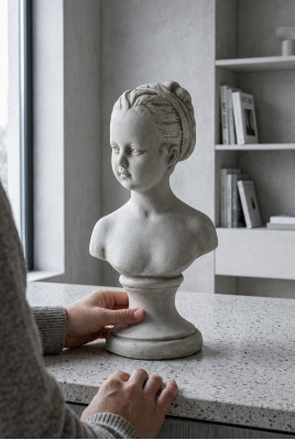 Sculpture de buste de femme Conception de statue de figure de jardin Statues de femmes Statues