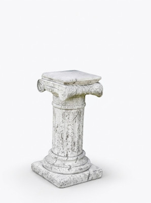 Décoration Colonne Colonnes Pierre Style Antique Romain Décor Blanc Support Base