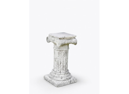 Décoration Colonne Colonnes Pierre Style Antique Romain Décor Blanc Support Base