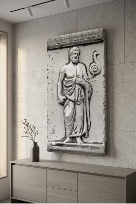 Style antique romain mural relief images peinture en pierre grecques