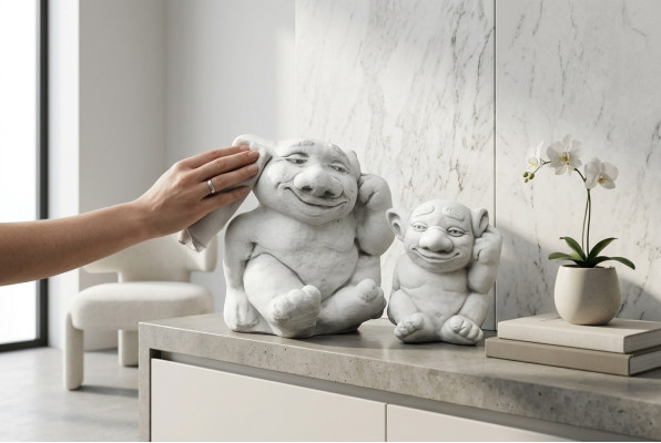 Troll 18cm Sculpture Figure Statue Garden Decorative Figures Statues