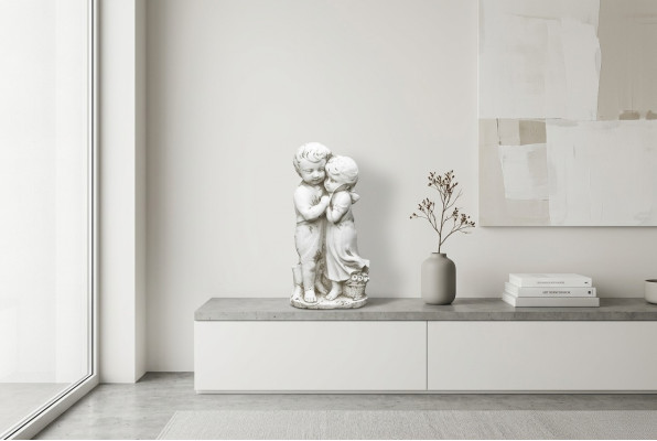 Enfant 40cm Sculpture Figure Design Statue Figures de Jardin Statues