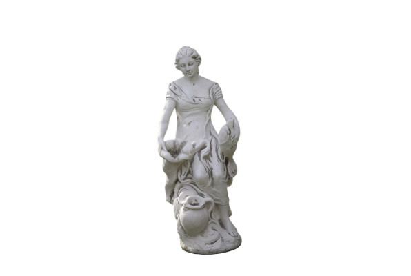 Décoration Figure Femme Jardin Designer Figures Sculpture Sculptures Blanches