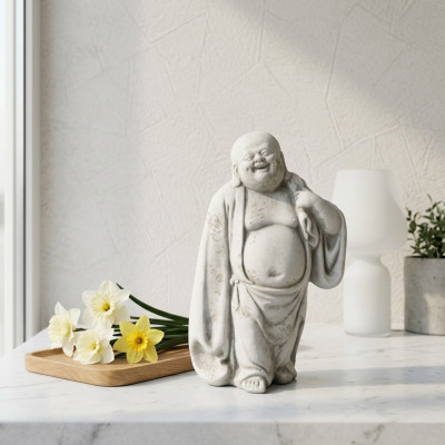 Statue de Bouddha heureux Figure Figures de jardin Statues Sculpture Sculptures