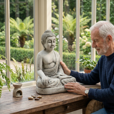 Bouddha Malaisie Statue Figure Figures Jardin Statues Sculpture Sculptures