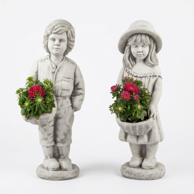 Décoration figurative pot de fleurs pot de plante pots de fleurs décoration figurine jardin