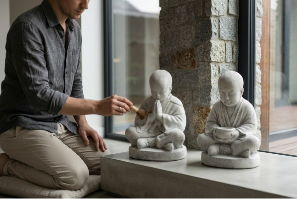 45 cm figure de design de sculpture décorative statue figures de jardin statues