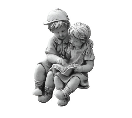40 cm sculpture décorative statue figure design statue figures de jardin statues grises naturelles