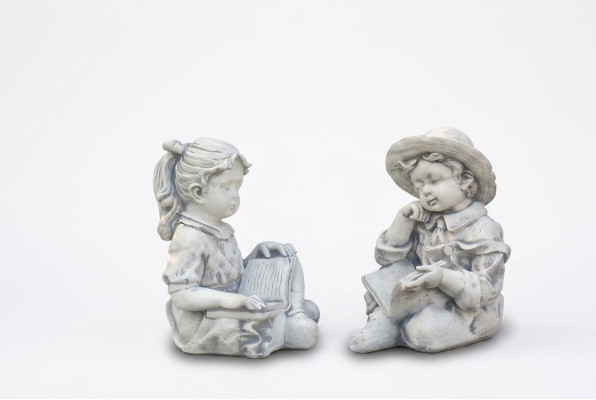Garçon 44cm Figur Statue Figure Sculpture Statues Jardin