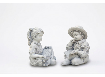 Garçon 44cm Figur Statue Figure Sculpture Statues Jardin
