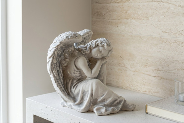 Ange de la tombe ange gardien ange décoration décoration ange figure décoration de la tombe