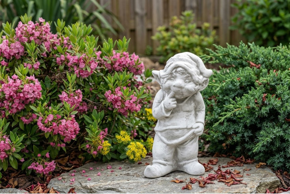 Garçon Garçon 40cm Figur Statue Figures Sculpture Statues Décoratives Jardin