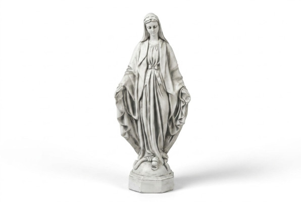 Statue de la mère Jésus Marie Tombe Sculpture Sainte Figure Décoration de jardin