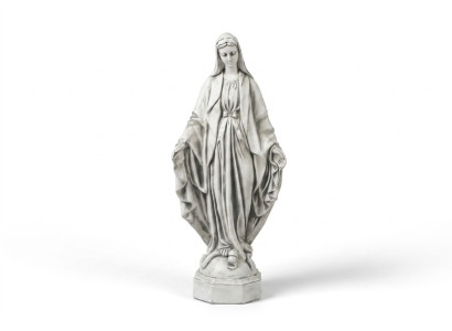 Statue de la mère Jésus Marie Tombe Sculpture Sainte Figure Décoration de jardin