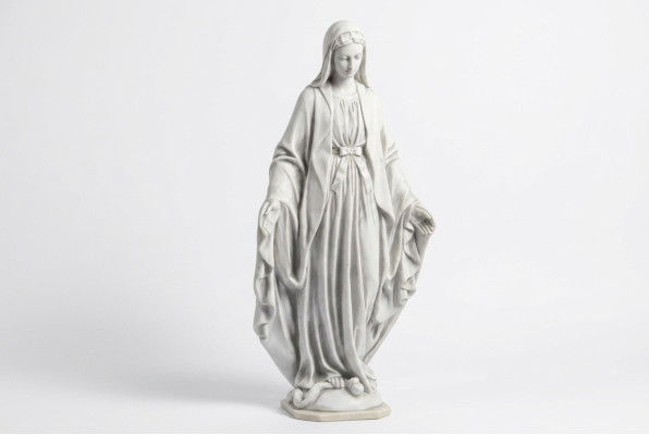 Mère Jésus Marie Statue Tombe Sculpture Figurine Sainte Décoration de Jardin 100cm