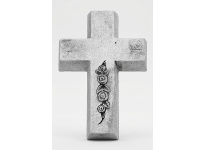 Croix de l'ange gardien grave Ornement funéraire en pierre Statue de figurine de pierre