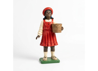 Conception Enfant Fille Noire Figure Statue Sculpture Figures Sculptures Décoration 7061