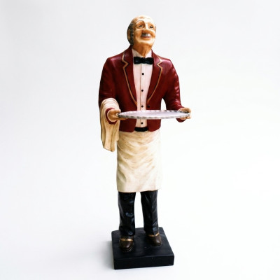 Serveur Figur Statue Sculpture Figurines Sculptures Décoration Support de service nouveau