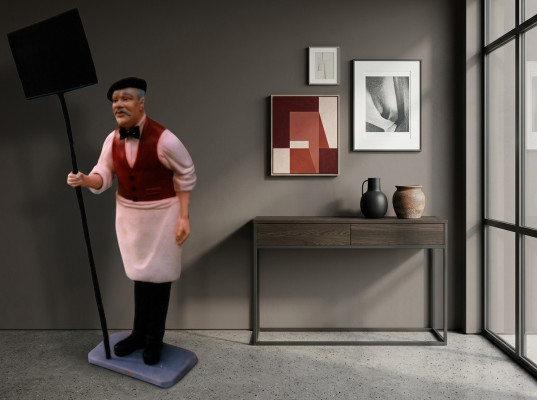 Enseigne Restaurant Figure Statue Sculpture Figures Sculptures Décoration Décoration 182cm