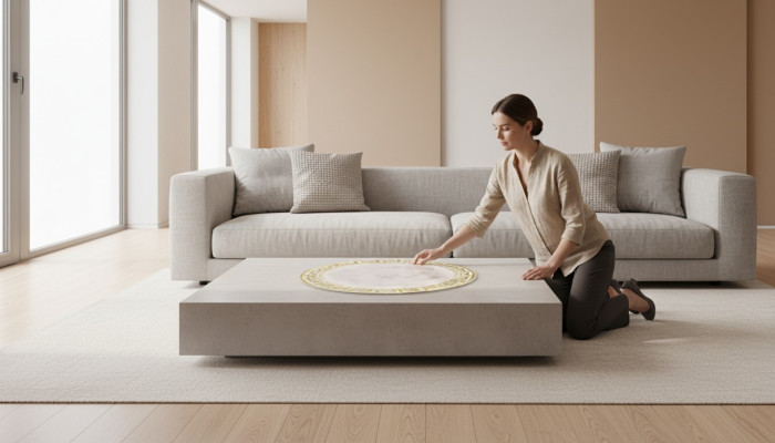 Miroir rond Medusa Salle de bain Design grec Miroir mural rond 6608 100cm nouveau