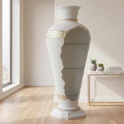 Conception Bar Vase Bar Étagère Verre Luminaire Vase Armoire Vitrines 6851 nouveau