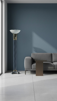 Lampe sur pied Luminaire Lampe Lampes Lumières Design Figure Sculpture 185cm nouveau