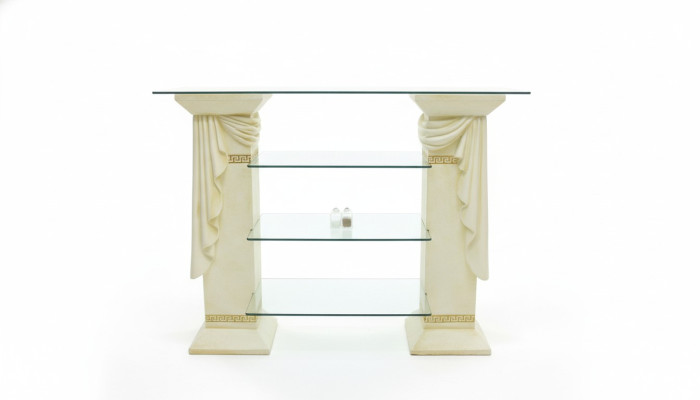 Vitrine d'exposition Étagère Colonne en verre Garde-robe Vitrines Étagères Garde-robe Medusa Buffet