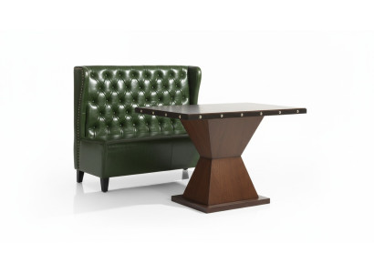 Canapé Chesterfield Pouf Banquette siège Vert Salle d'attente Salon Bureau Canapés neufs