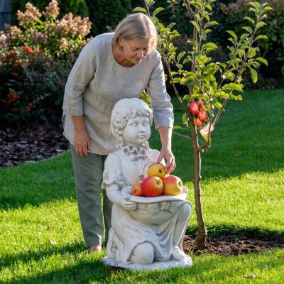 Sculpture de figurine d'enfant Statue de figures décoration de figurine Design de décoration de jardin Décoration de patio