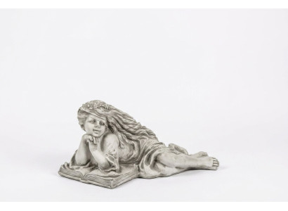Figurine de jardin ange jardin 26cm figurine étang personnes en pierre moulée