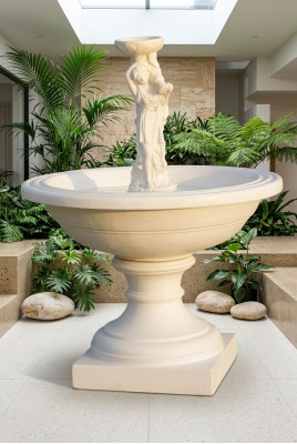 Fontaine ornementale, décoration de fontaine, sculpture de fontaine, jardin de fontaine, étang nouveau.